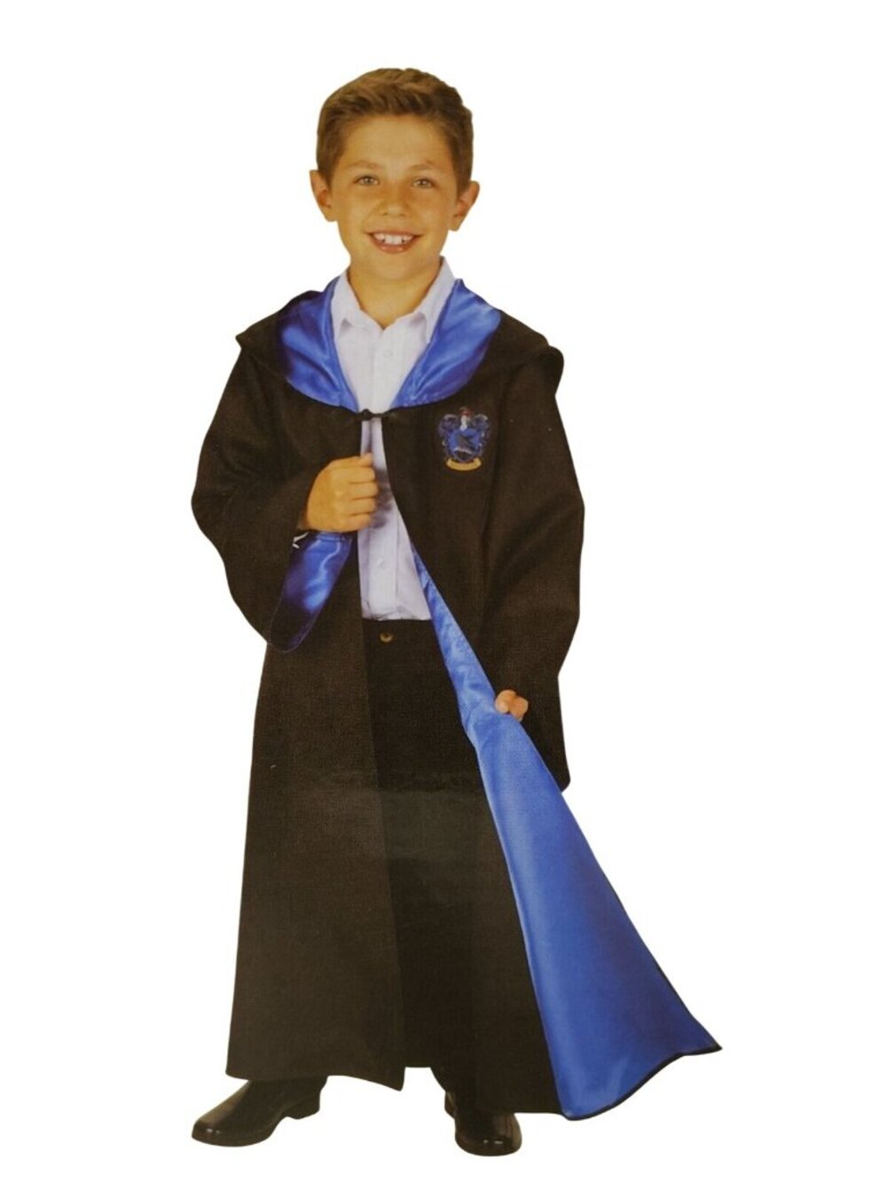 Harry Potter Ravenclaw Costume Robe With Hood For Kids 10+ Officially Licensed